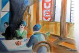 Copia da "Chop Suey" di Hopper
