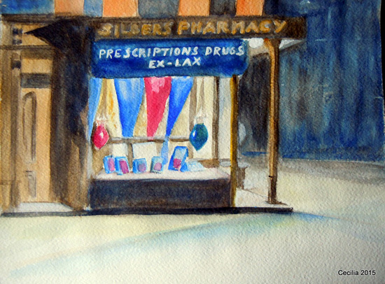 Copia da "Drug Store" di E.Hopper